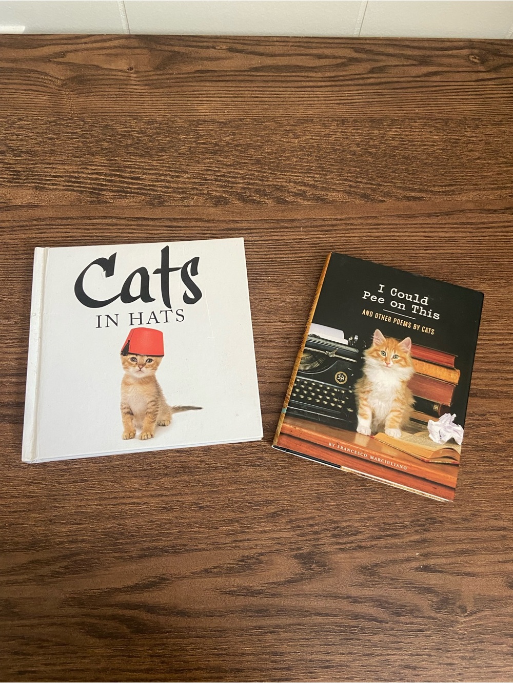 “Cats in Hats” & “I Could Pee on This” Cat Book Set